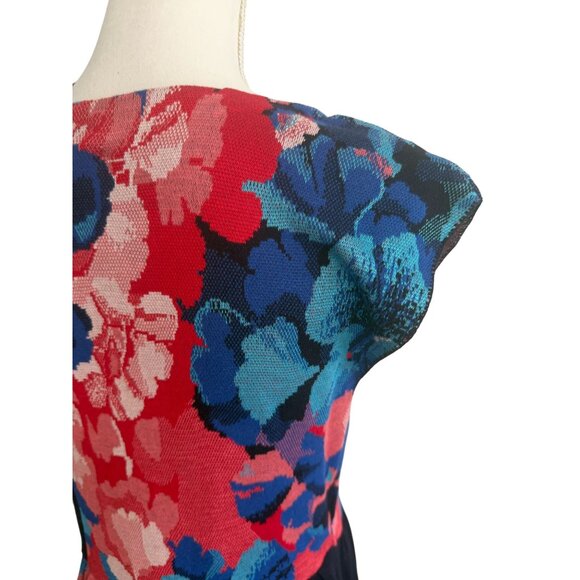 LEIFSDOTTIR Anthropologie Multicolor Floral Sweater Dress Size Large NEW NWT - Picture 2 of 11